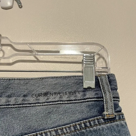 Current/Elliott The‎ Boyfriend Denim Cutoff Shorts in 2 Year Destroy Rigid 24 - Picture 5 of 8